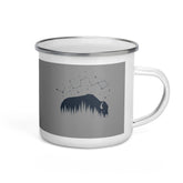 Mountain Deer Camping Enamel Mug